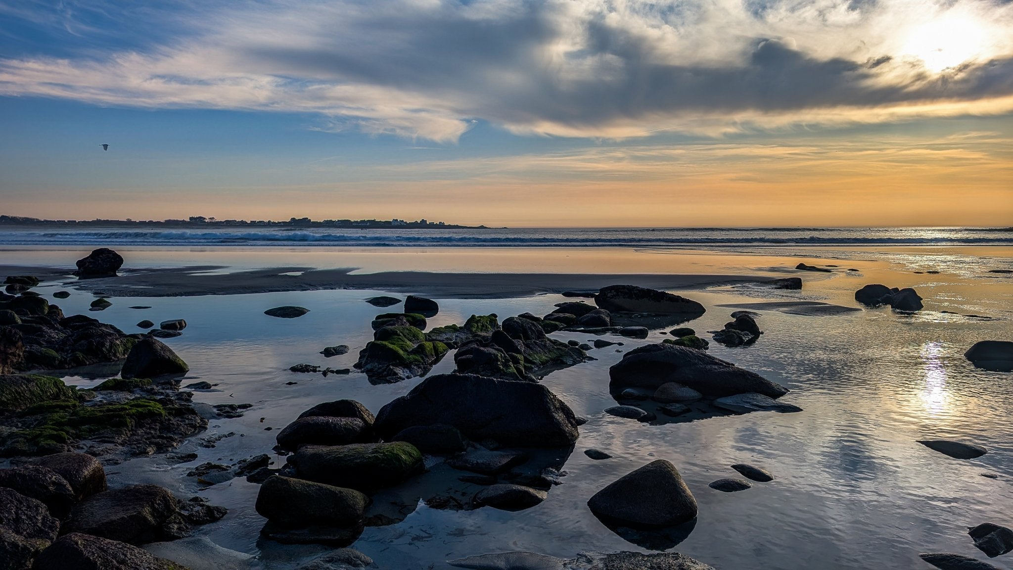 Photo de plage à la pointe de la Torche en Bretagne