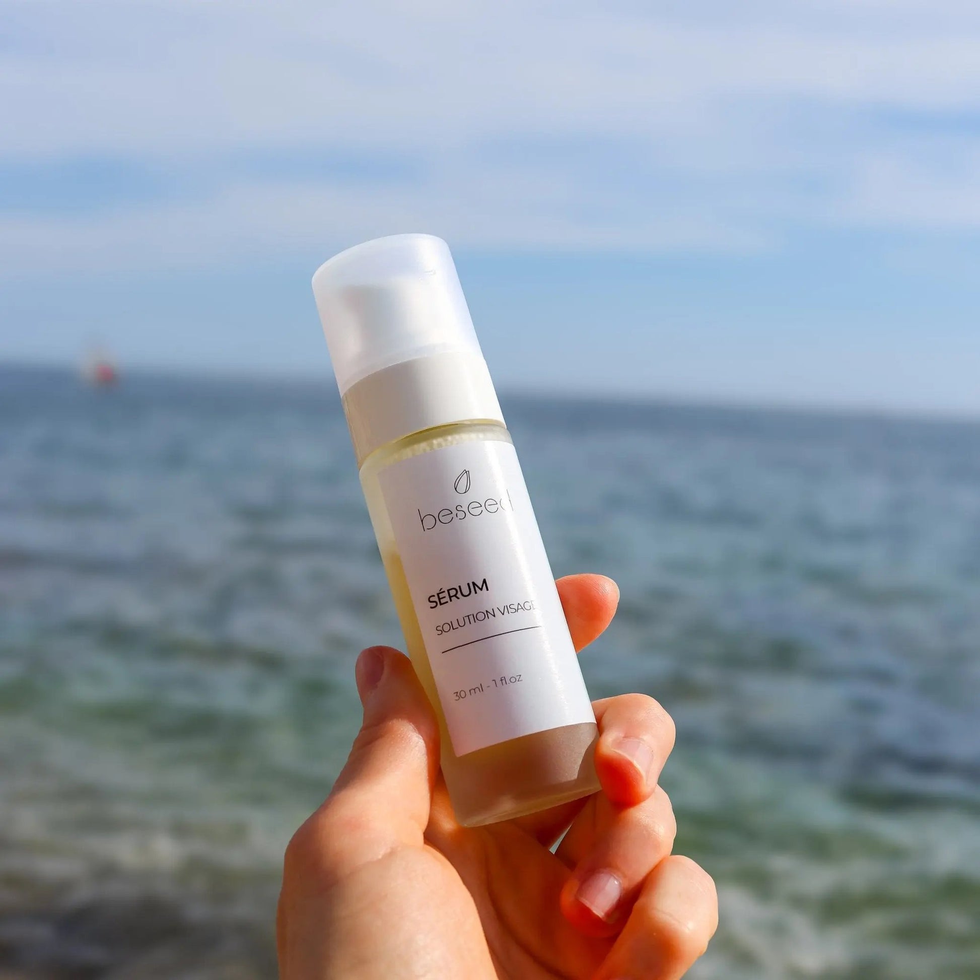 Sérum Solution  Visage Beseed, le soin marin aux algues de Bretagne et actifs végétaux pour une peau éclatante